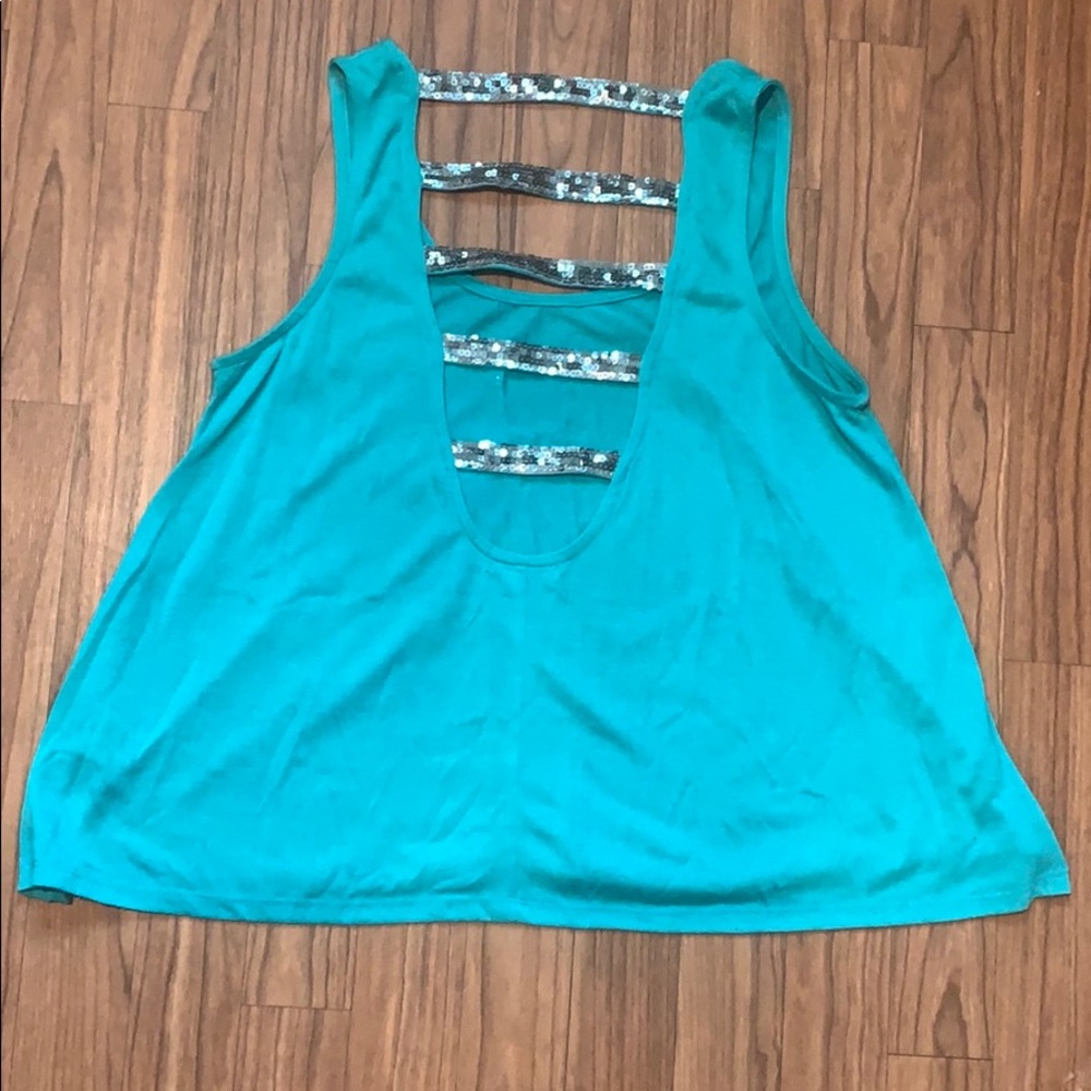 Embellished crop top